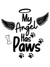 Load image into Gallery viewer, My Angel Has Paws T-Shirt
