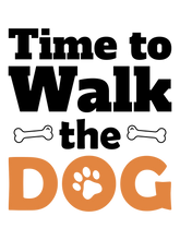 Load image into Gallery viewer, Time to Walk The Dog T-Shirt
