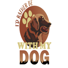 Load image into Gallery viewer, I'd Rather Be With My Dog T-Shirt
