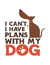 Load image into Gallery viewer, I Can&#39;t, I Have Plans With My Dog T-Shirt
