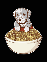 Load image into Gallery viewer, Dog in Spaghetti Bowl T-Shirt
