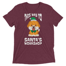 Load image into Gallery viewer, This Way to Santa Dog&#39;s Workshop T-Shirt
