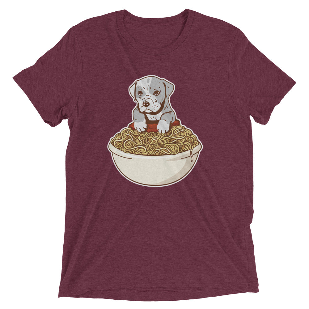 Dog in Spaghetti Bowl T-Shirt