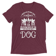 Load image into Gallery viewer, Save Dog From Zombies T-Shirt
