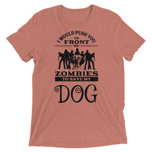 Load image into Gallery viewer, Save Dog From Zombies T-Shirt
