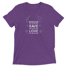 Load image into Gallery viewer, Rescue Save Love Dogs T-Shirt
