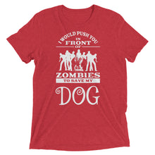 Load image into Gallery viewer, Save Dog From Zombies T-Shirt
